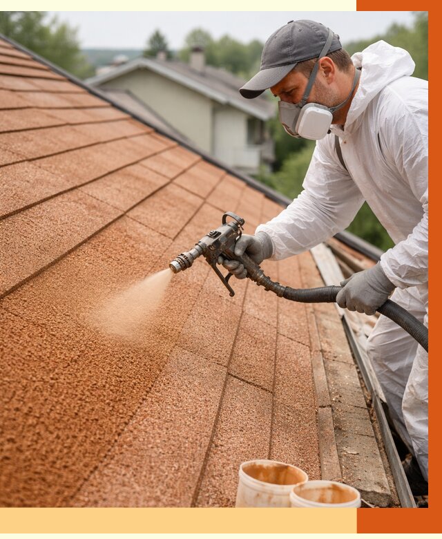 Утепление кровли жидкой пробкой в Сергиевом Посаде от 2763 руб./м² под ключ | ТепломастерСгп