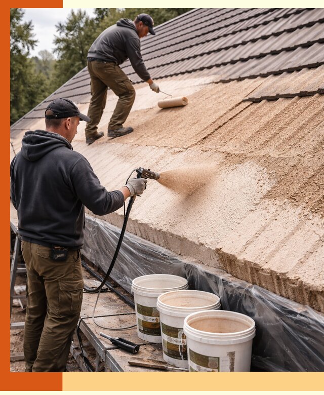 Утепление кровли жидкой пробкой в Сергиевом Посаде для домов и зданий