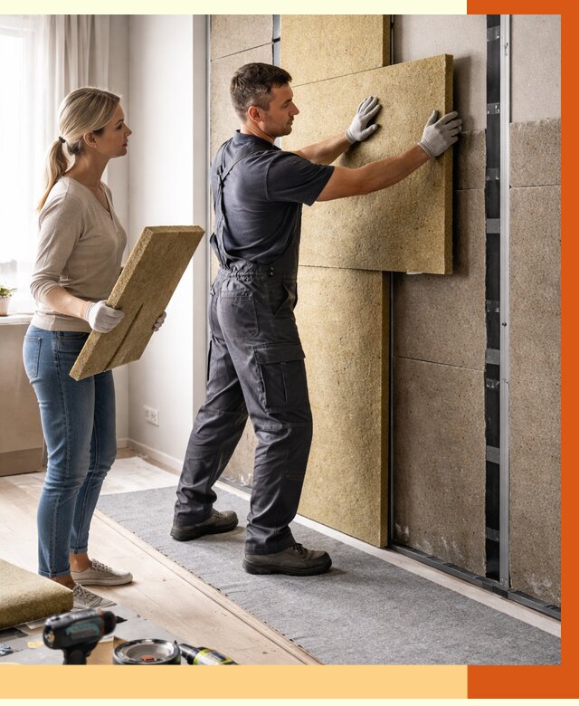 Профессиональная шумоизоляция квартиры в Сергиевом Посаде от 7676 руб. за м2 | ТепломастерСгп