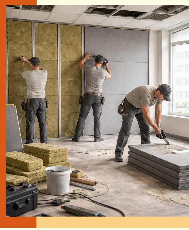 Профессиональная шумоизоляция офисов в Сергиевом Посаде для комфорта сотрудников