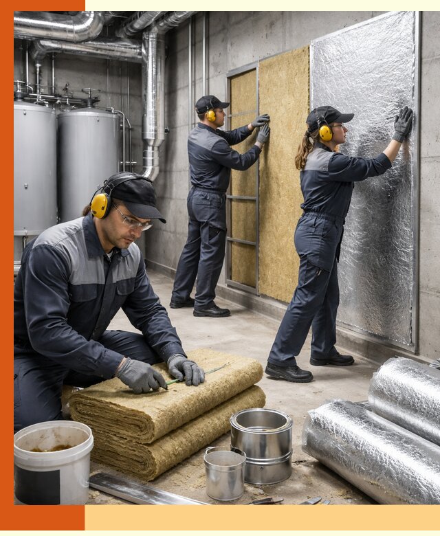 Шумоизоляция котельной в Сергиевом Посаде: профессиональный монтаж и материалы