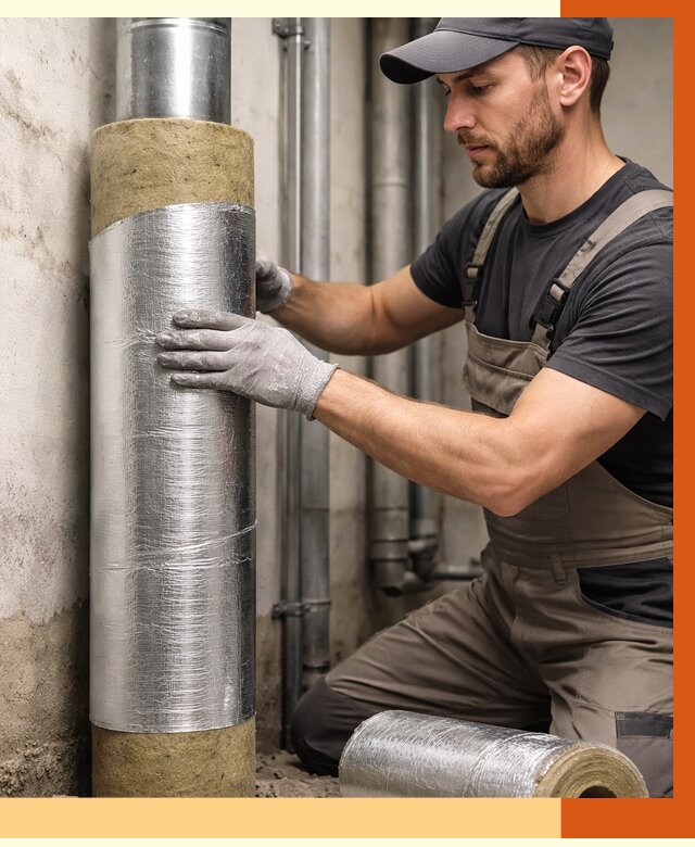 Шумоизоляция труб в Сергиевом Посаде от 1228 руб. — шумоподавление и звукоизоляция труб | ТепломастерСгп