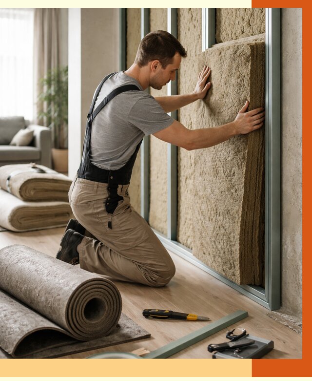 Шумоизоляция перегородок в Сергиевом Посаде от 1689 руб. за м2 — ТепломастерСгп