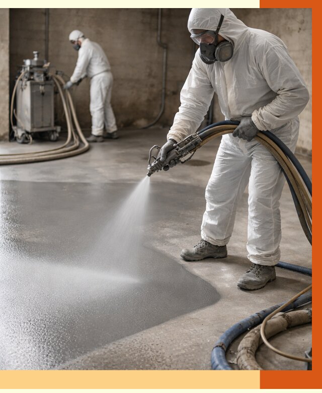 Гидроизоляция полимочевиной в Сергиевом Посаде от 8699 руб/м² — напыление полимерной гидроизоляции | ТепломастерСгп