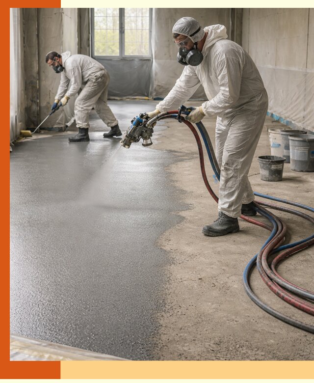 Гидроизоляция полимочевиной полов и конструкций в Сергиевом Посаде