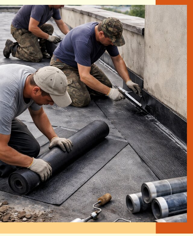 Гидроизоляция кровли в Сергиевом Посаде от 4605 руб. — профессиональная гидроизоляция крыши | ТепломастерСгп