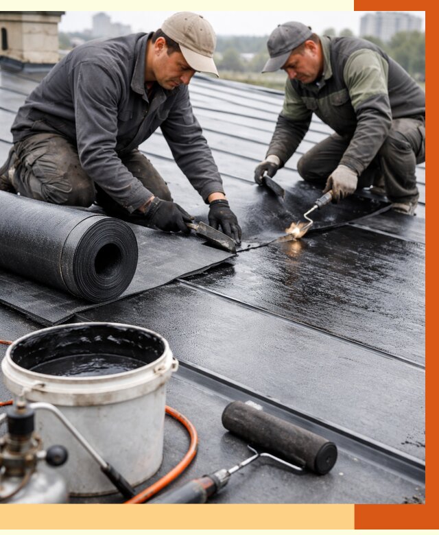 Гидроизоляция фальцевой кровли в Сергиевом Посаде от 7676 руб. под ключ | ТепломастерСгп