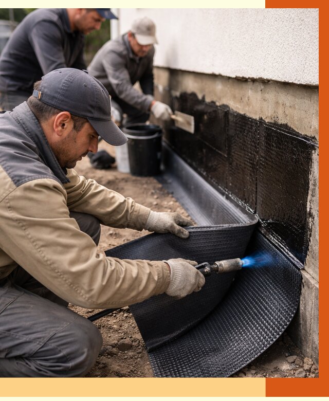 Гидроизоляция цоколя и отмостки в Сергиевом Посаде от 8699 руб. — ТепломастерСгп