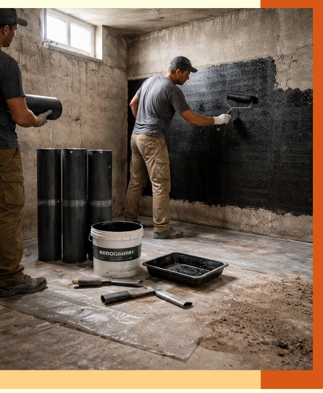Гидроизоляция подвала в Сергиевом Посаде от 3582 руб. под ключ | Профессионально — ТепломастерСгп