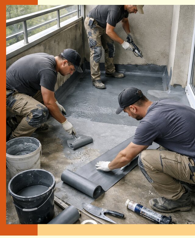 Гидроизоляция балкона в Сергиевом Посаде: надежная защита от протечек