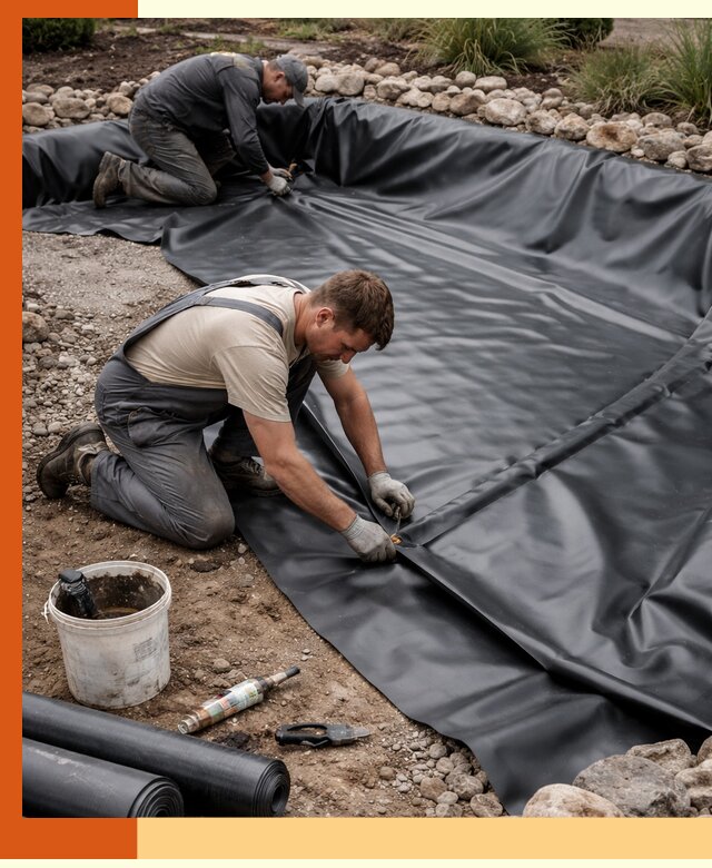 Гидроизоляция пруда в Сергиевом Посаде: надежная защита и герметизация