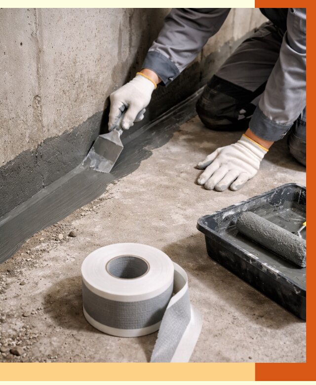 Гидроизоляция швов и герметизация стыков в Сергиевом Посаде от 1279 руб. | ТепломастерСгп