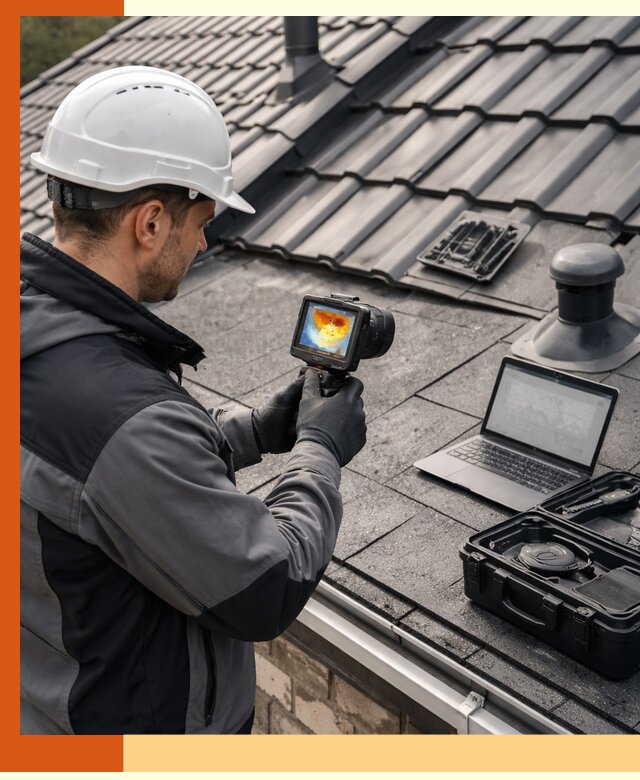 Тепловизионное обследование кровли в Сергиевом Посаде для выявления дефектов