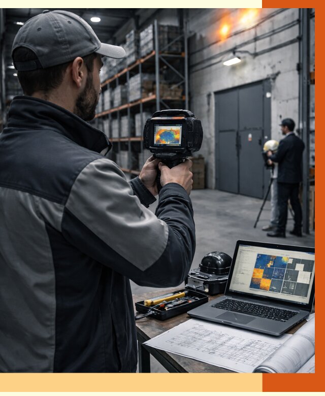 Тепловизионное обследование склада в Сергиевом Посаде от 6652 руб. | ТепломастерСгп