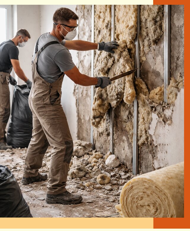 Демонтаж старого утеплителя в Сергиевом Посаде от 3582 руб. — работы под ключ | ТепломастерСгп