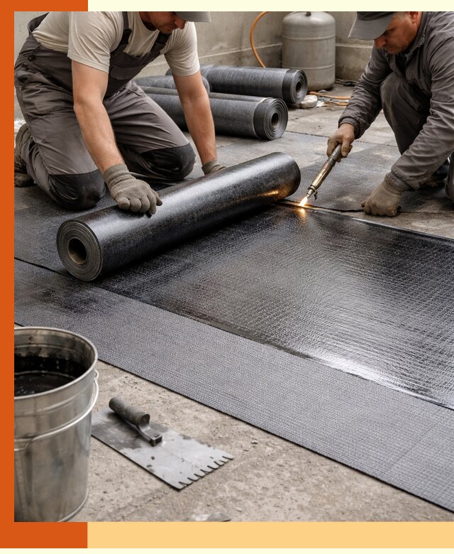 Монтаж гидроизоляционной мембраны в Сергиевом Посаде для зданий и конструкций