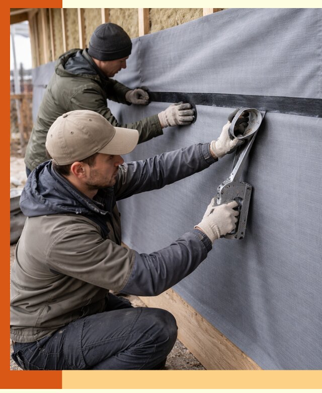 Монтаж ветроизоляции зданий и конструкций в Сергиевом Посаде