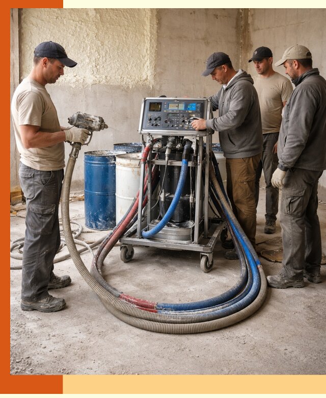 Аренда установки для напыления ППУ в Сергиевом Посаде на выгодных условиях